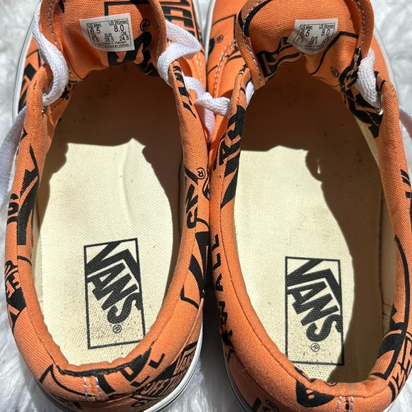 Unisex 🛹Vans Era Logo Mix Tangerine - Orange Low-top Sneakers, M/6.5,W/8 - Picture 9 of 14
